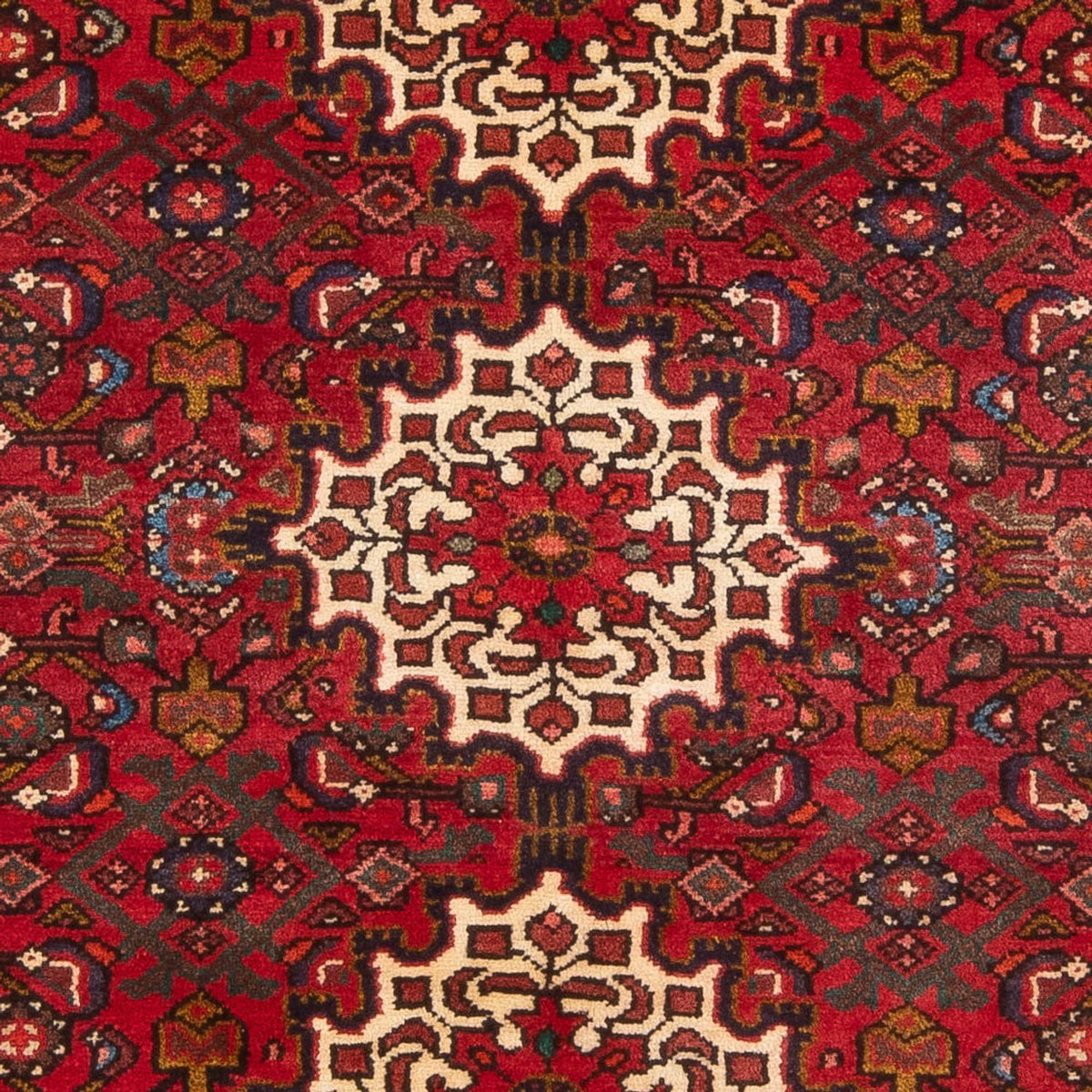 Alfombra persa - Nómada - 214 x 150 cm - rojo
