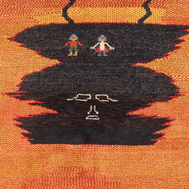 Alfombra Gabbeh - Persa - 196 x 150 cm - multicolor
