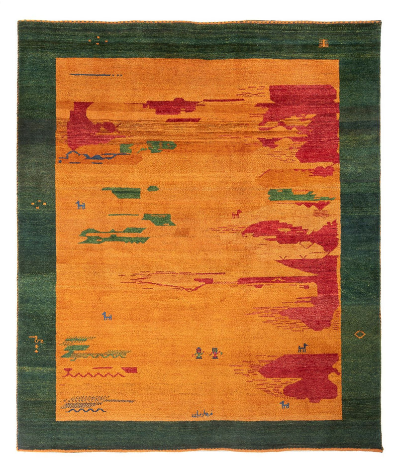 Alfombra Gabbeh - Persa - 228 x 203 cm - multicolor