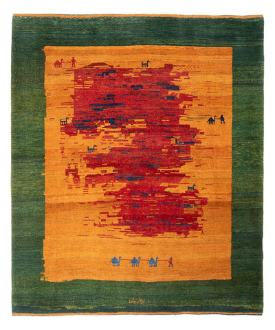 Gabbeh persa Alfombra 200x227cm - Perserteppich Wollteppich
