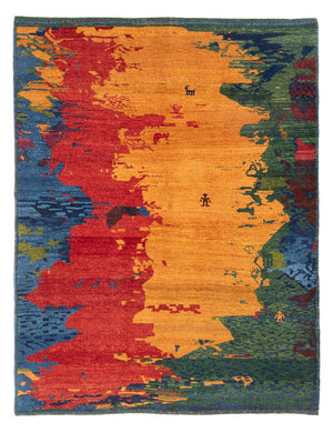 Alfombra Gabbeh - Persa - 218 x 170 cm - multicolor