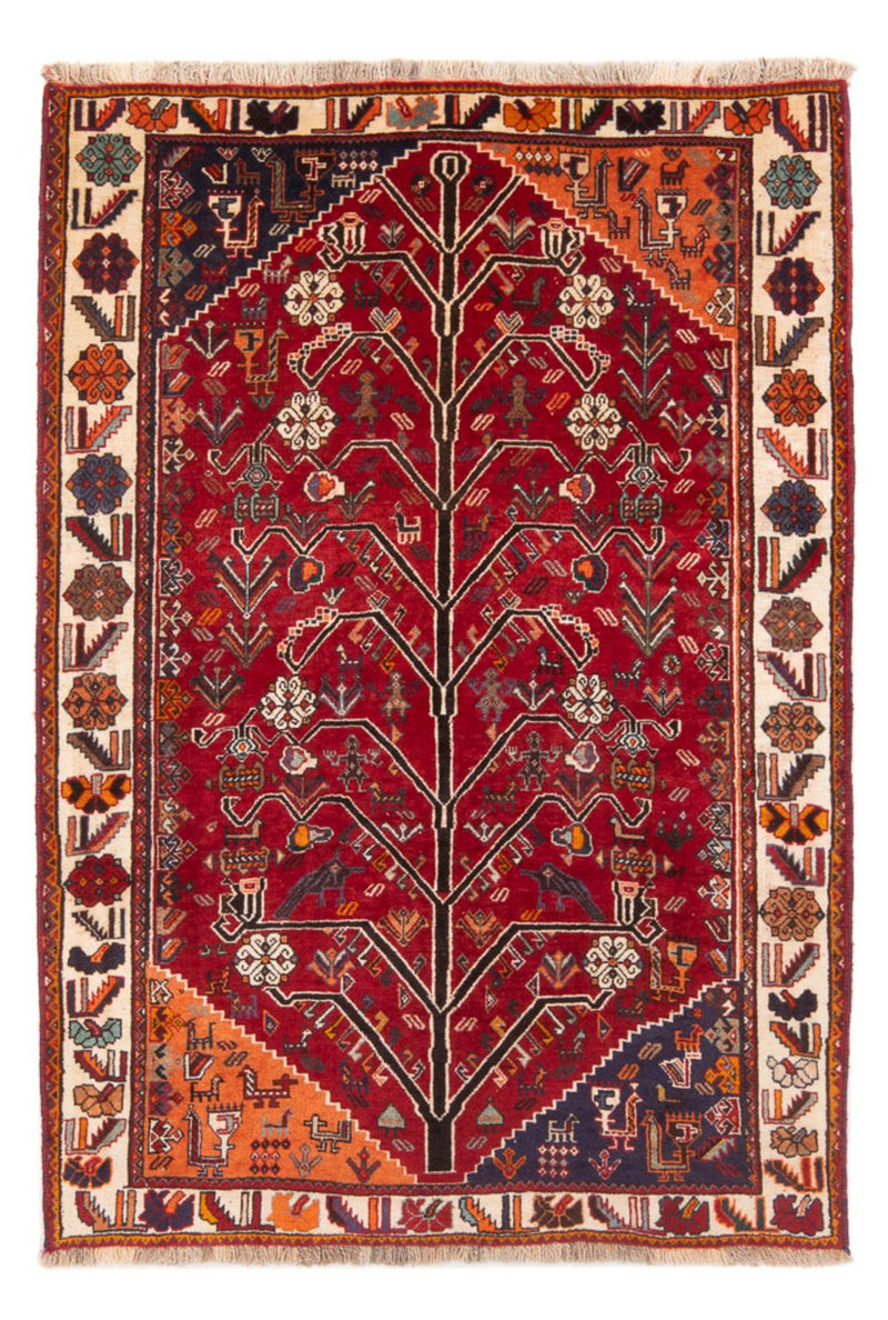 Alfombra persa - Nómada - 192 x 130 cm - rojo