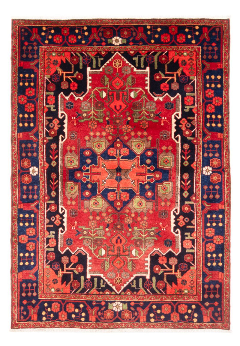 Alfombra persa - Nómada - 207 x 138 cm - rojo