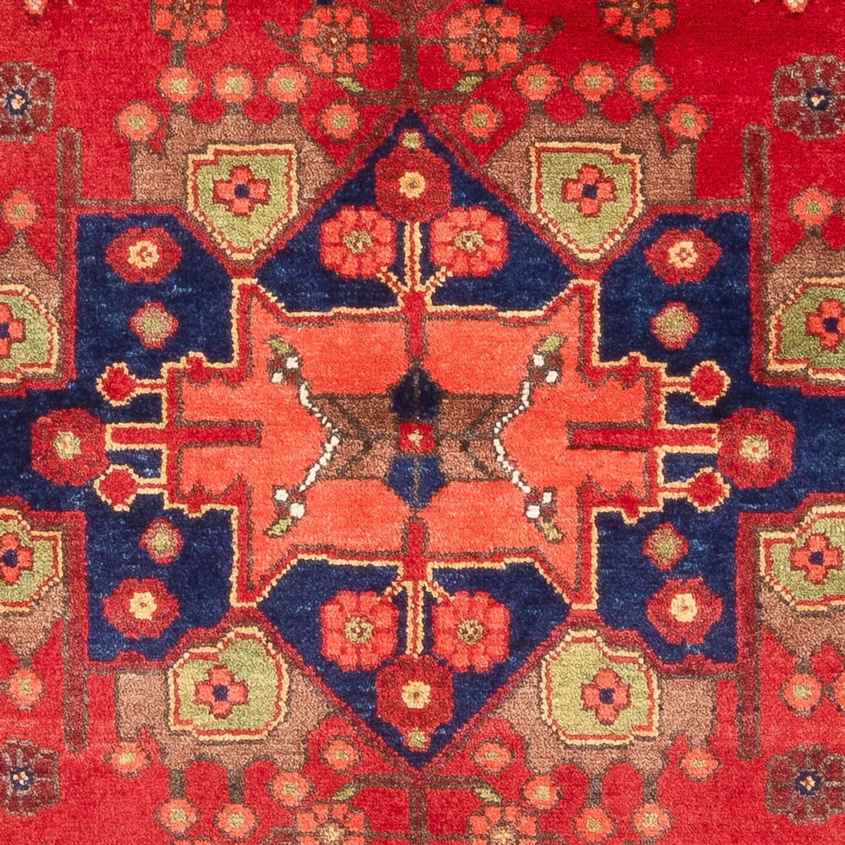 Alfombra persa - Nómada - 207 x 138 cm - rojo