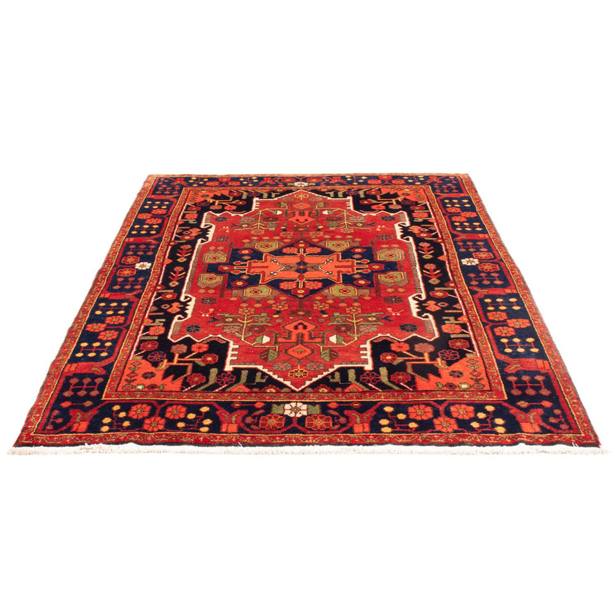 Alfombra persa - Nómada - 207 x 138 cm - rojo