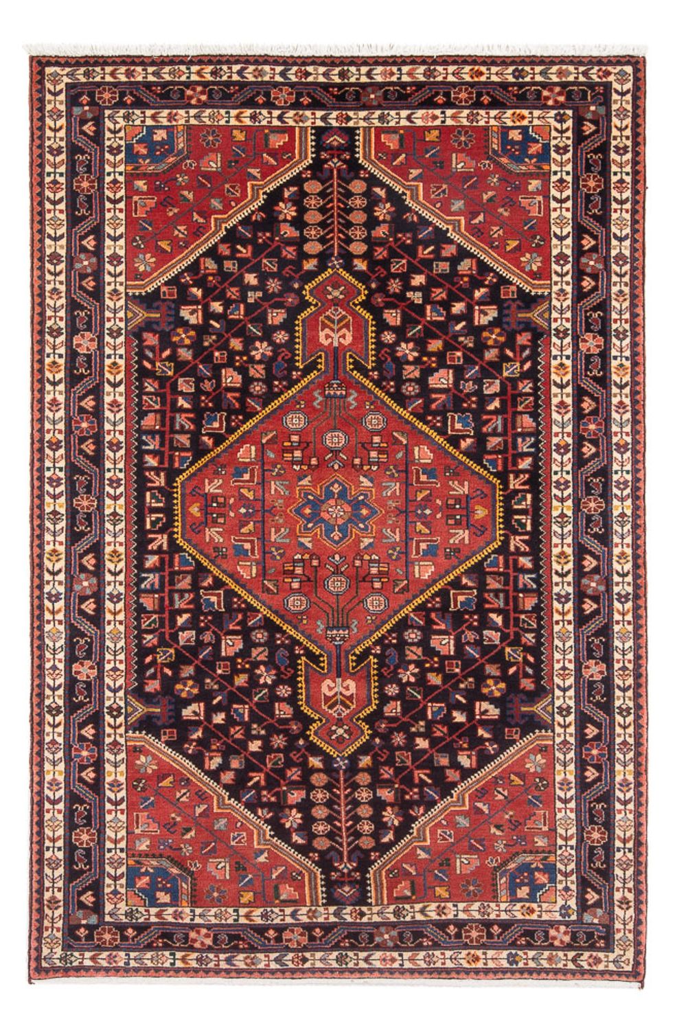 Alfombra persa - Nómada - 225 x 140 cm - rojo