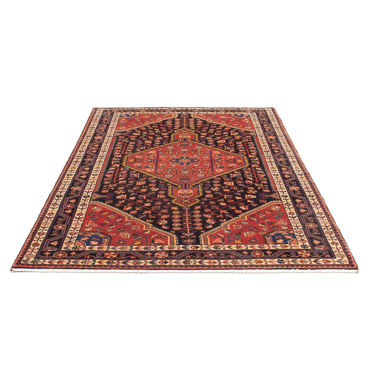Alfombra persa - Nómada - 225 x 140 cm - rojo