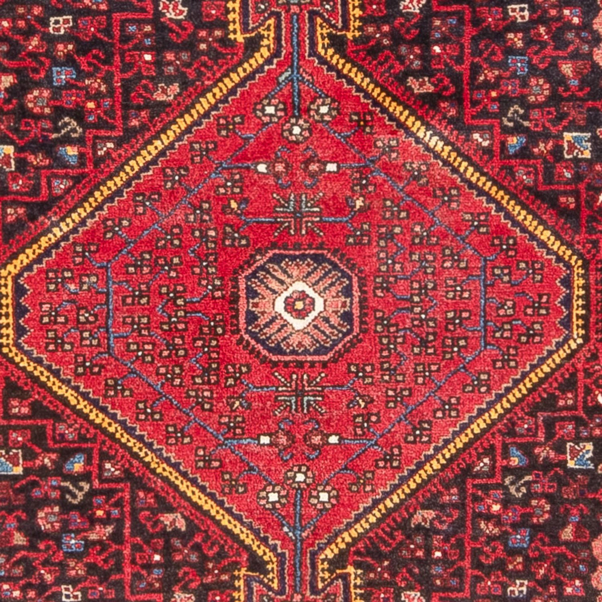 Alfombra persa - Nómada - 213 x 134 cm - rojo claro