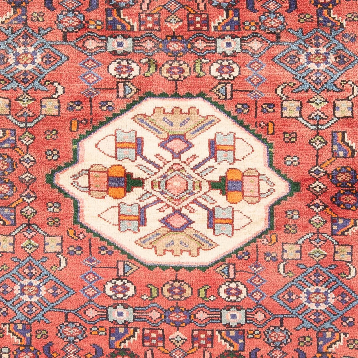 Alfombra de pasillo Alfombra persa - Nómada - 221 x 128 cm - rojo