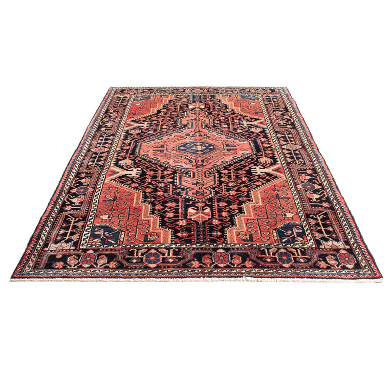 Alfombra persa - Nómada - Real - 241 x 134 cm - azul oscuro