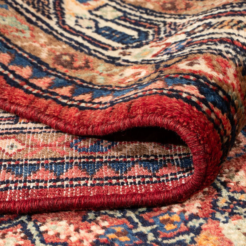 Alfombra persa - Nómada - Real - 221 x 132 cm - rojo