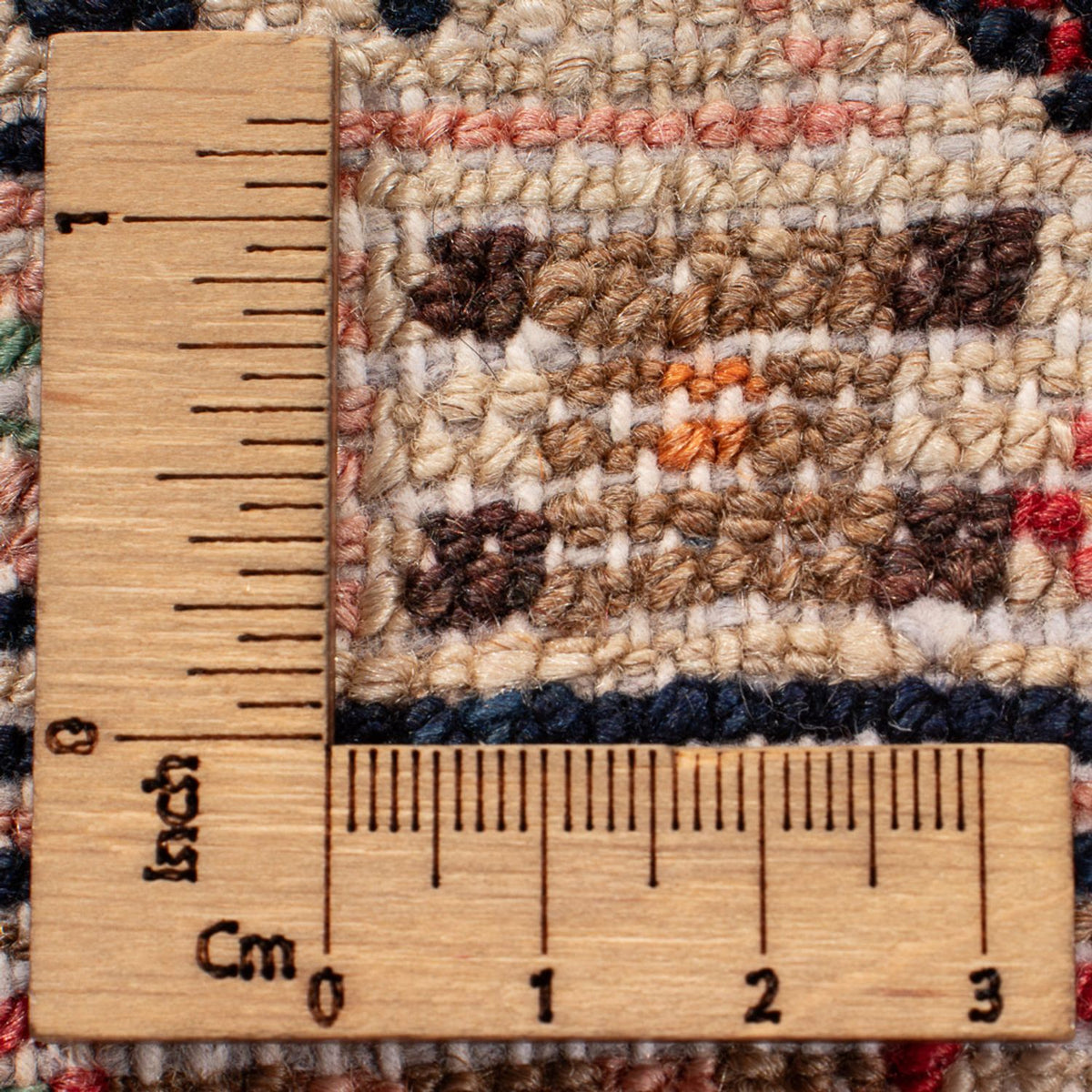 Alfombra persa - Nómada - Real - 221 x 132 cm - rojo