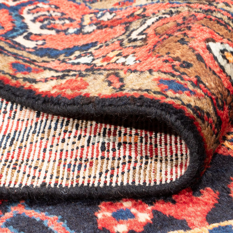 Alfombra persa - Nómada - Real - 198 x 130 cm - azul oscuro