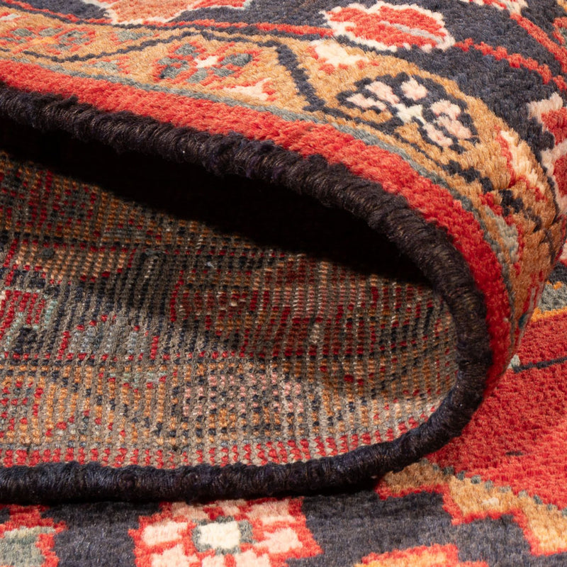 Alfombra persa - Nómada - Real - 210 x 134 cm - azul oscuro