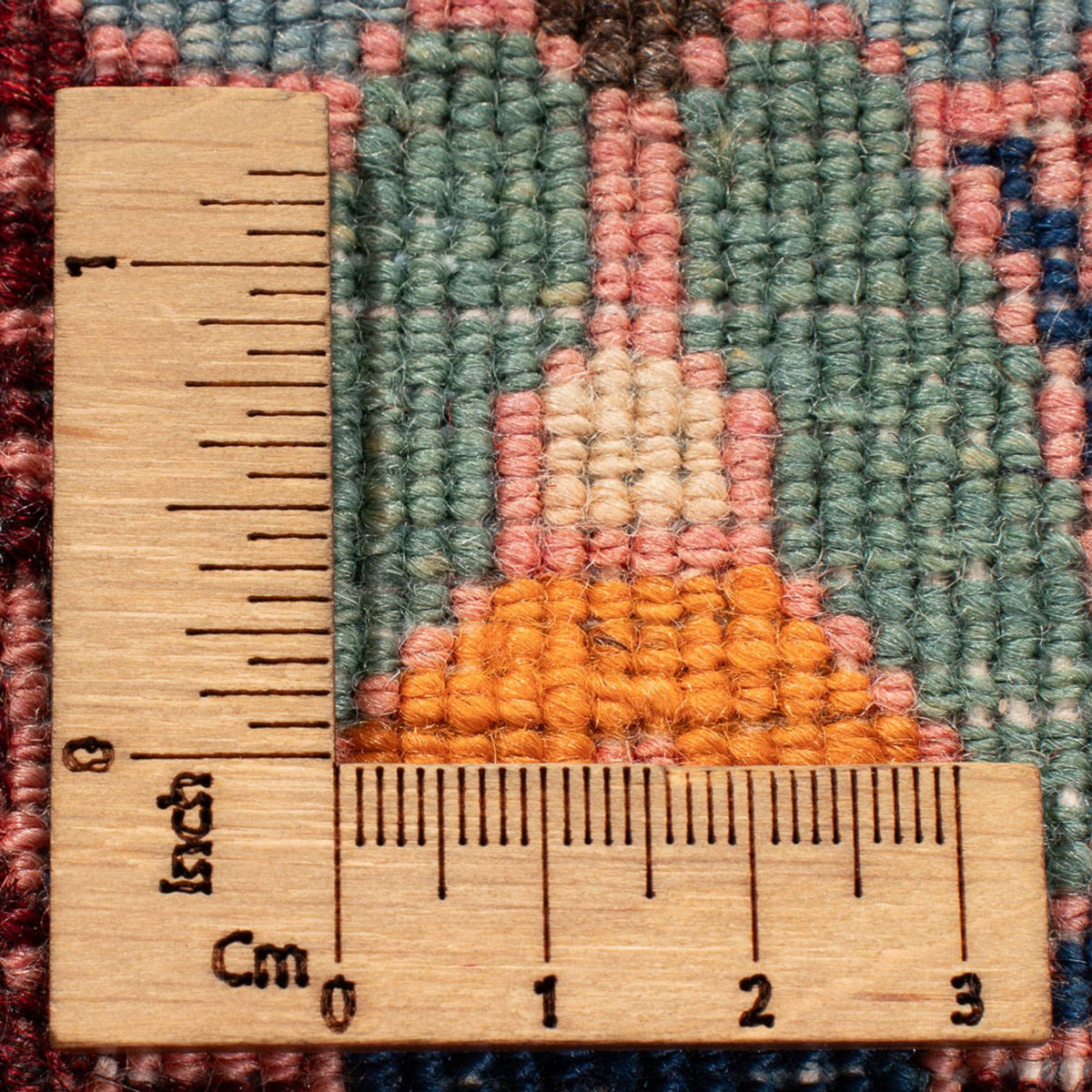 Alfombra persa - Nómada - Real - 217 x 148 cm - rojo