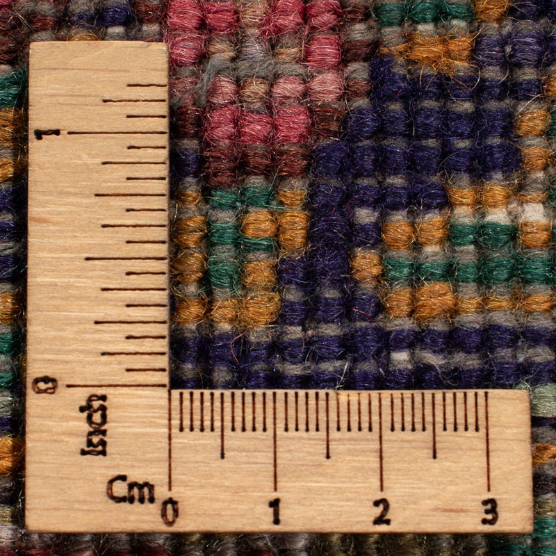 Alfombra persa - Nómada - Real - 184 x 150 cm - azul oscuro