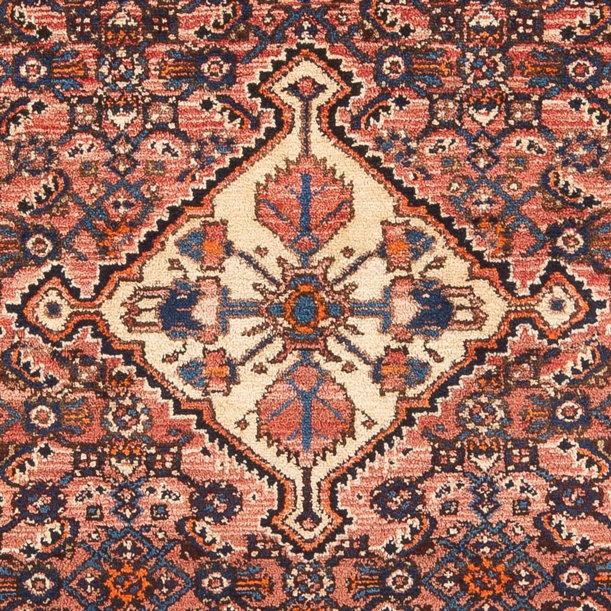 Alfombra persa - Nómada - Real - 211 x 148 cm - rojo