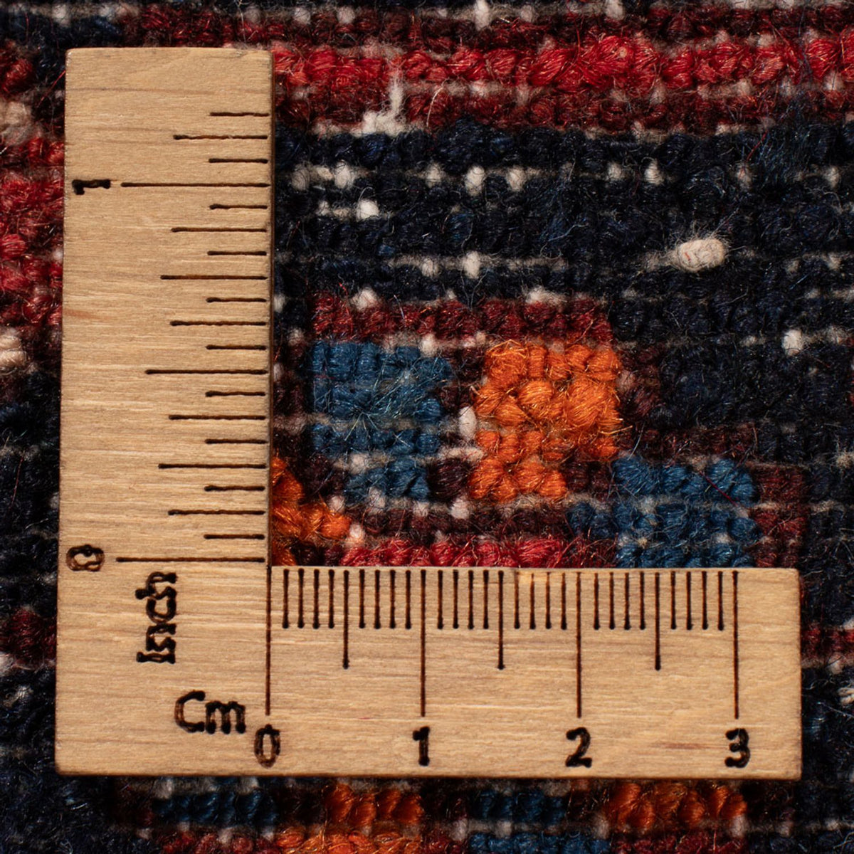 Alfombra persa - Nómada - Real - 211 x 148 cm - rojo