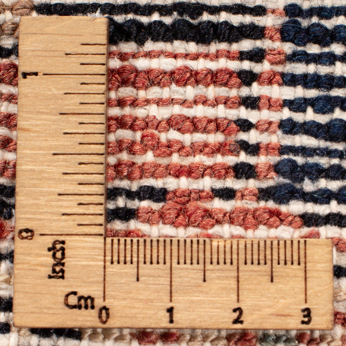 Alfombra persa - Nómada - Real - 201 x 119 cm - azul oscuro