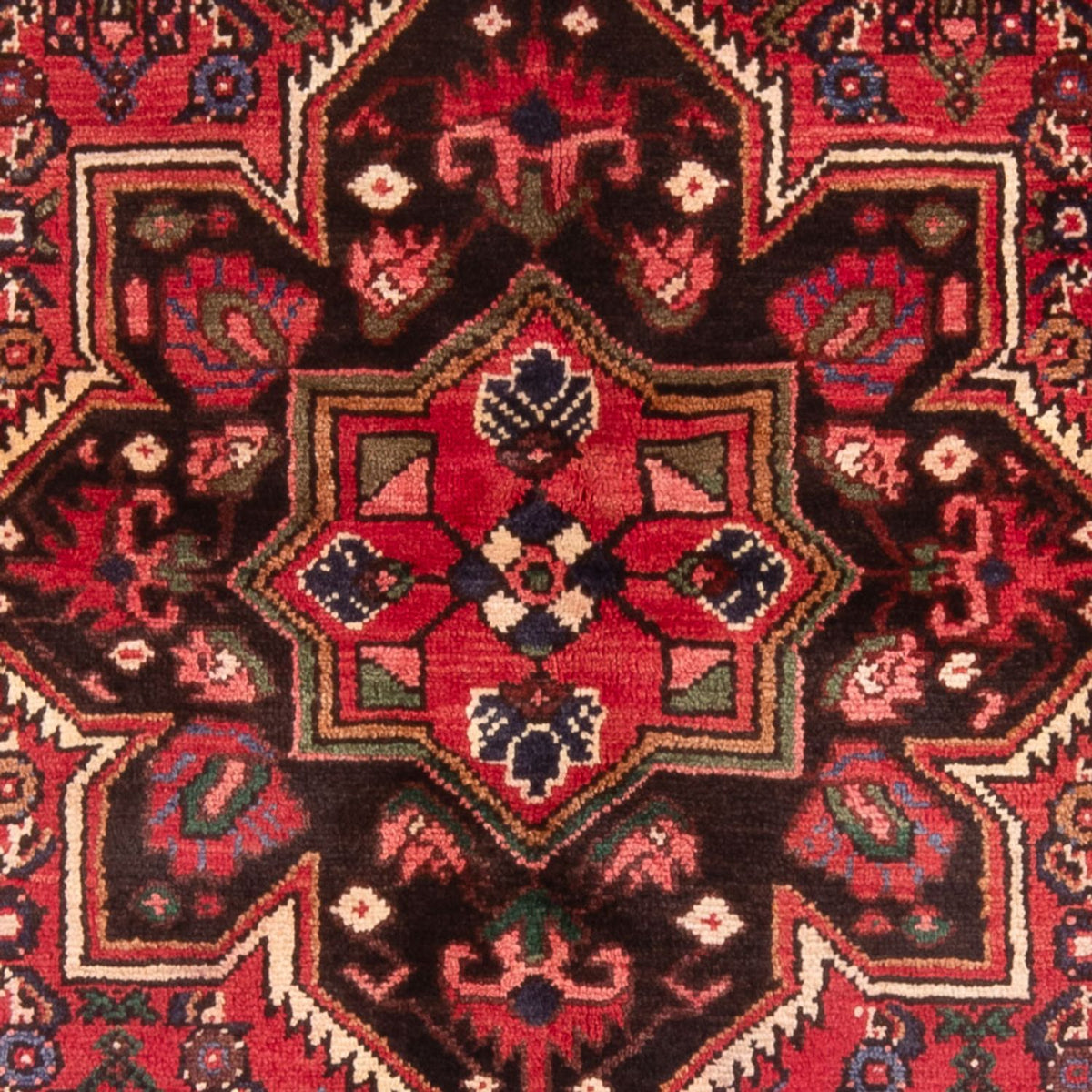 Alfombra persa - Nómada - Real - 225 x 156 cm - rojo