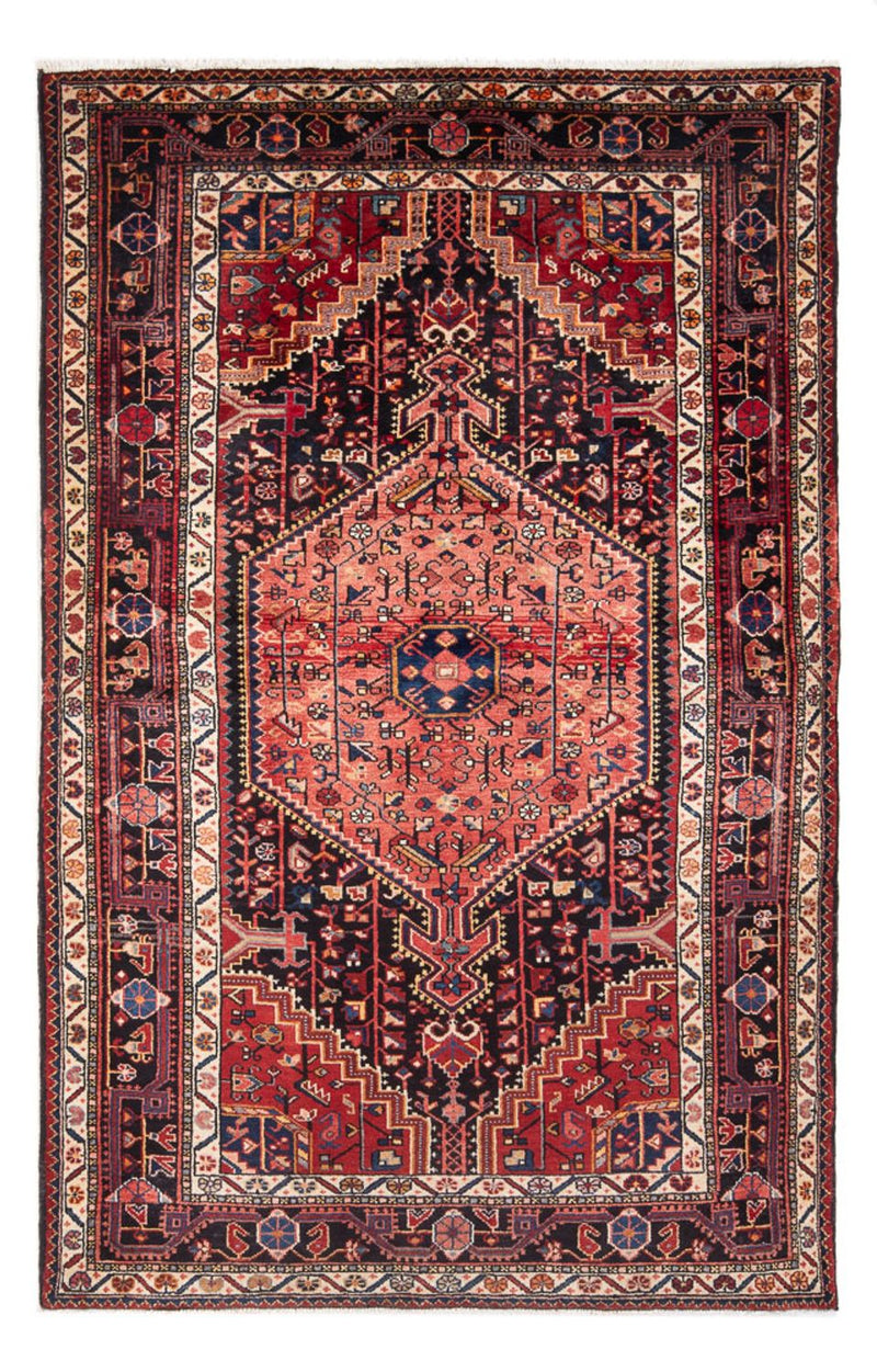 Alfombra persa - Nómada - Real - 232 x 145 cm - azul oscuro