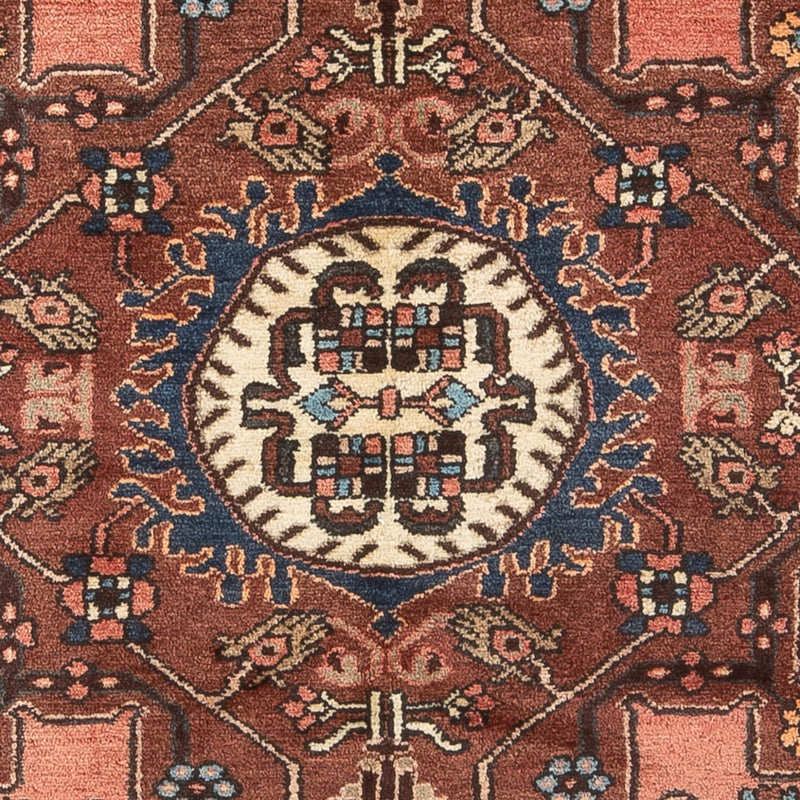 Alfombra persa - Nómada - Real - 197 x 132 cm - rojo