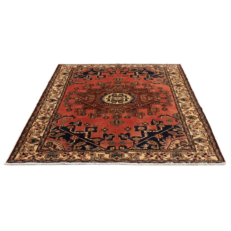 Alfombra persa - Nómada - Real - 197 x 132 cm - rojo