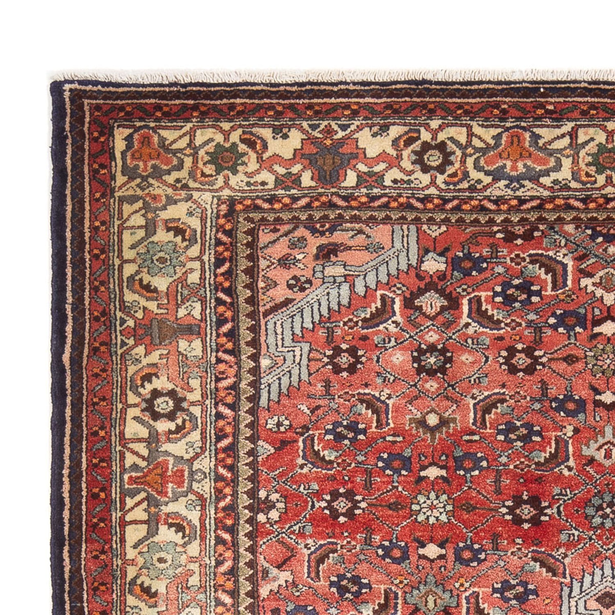 Alfombra persa - Nómada - Real - 213 x 151 cm - rojo