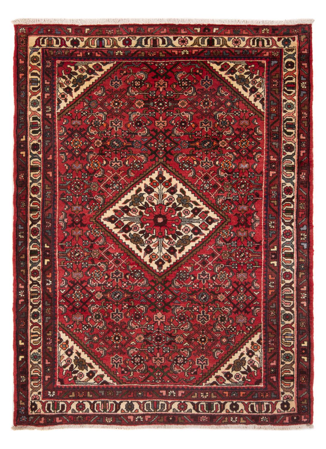 Alfombra persa - Nómada - 195 x 147 cm - rojo