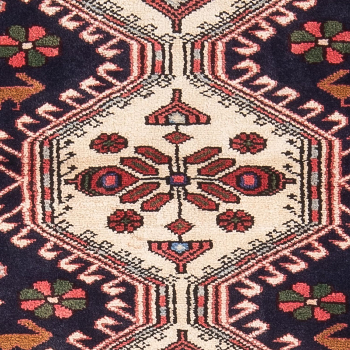 Alfombra persa - Nómada - 120 x 80 cm - azul oscuro