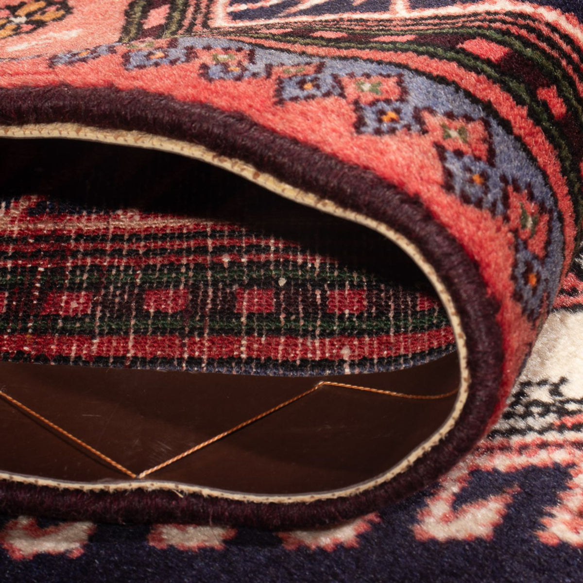 Alfombra persa - Nómada - 120 x 80 cm - azul oscuro