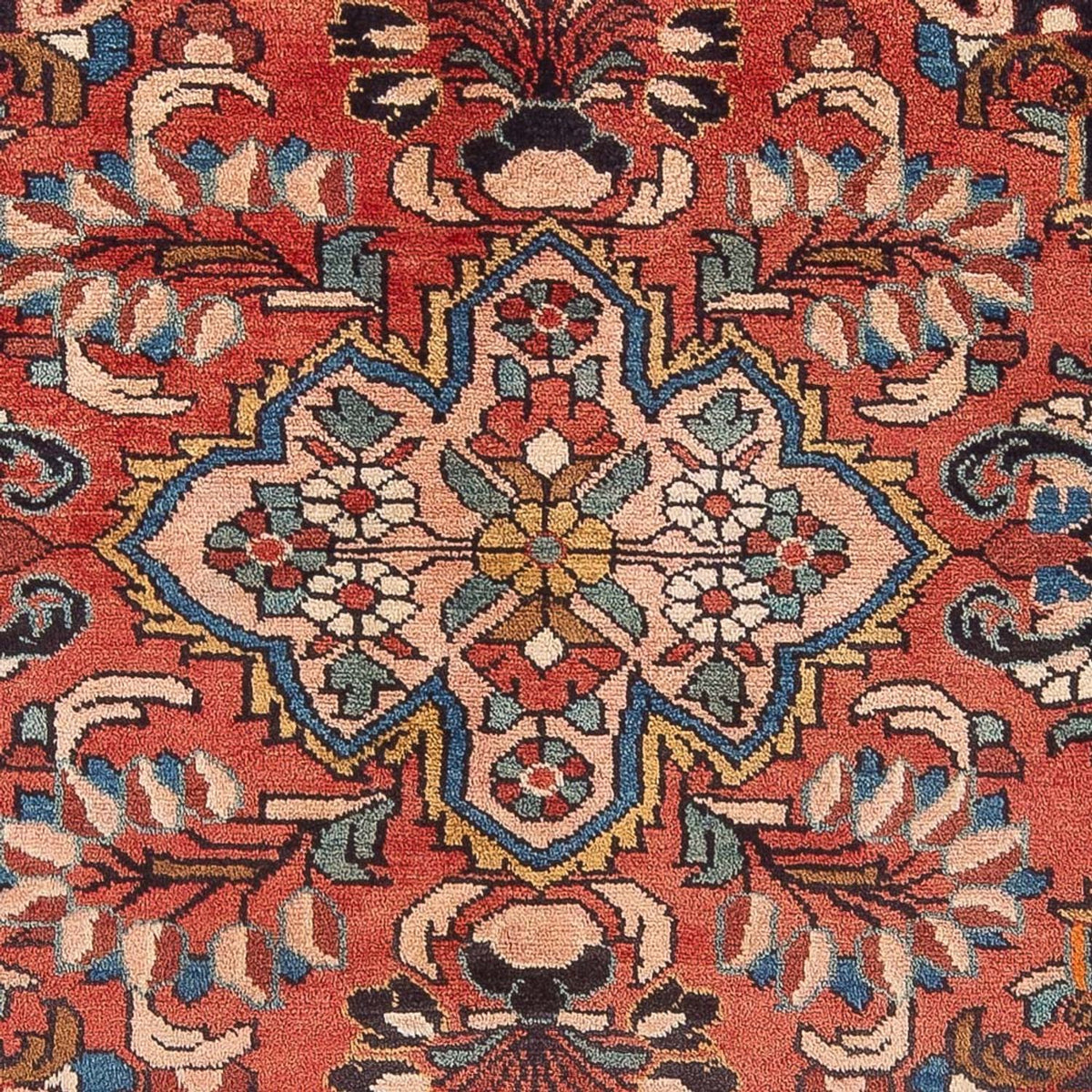 Alfombra persa - Nómada - 213 x 166 cm - rojo