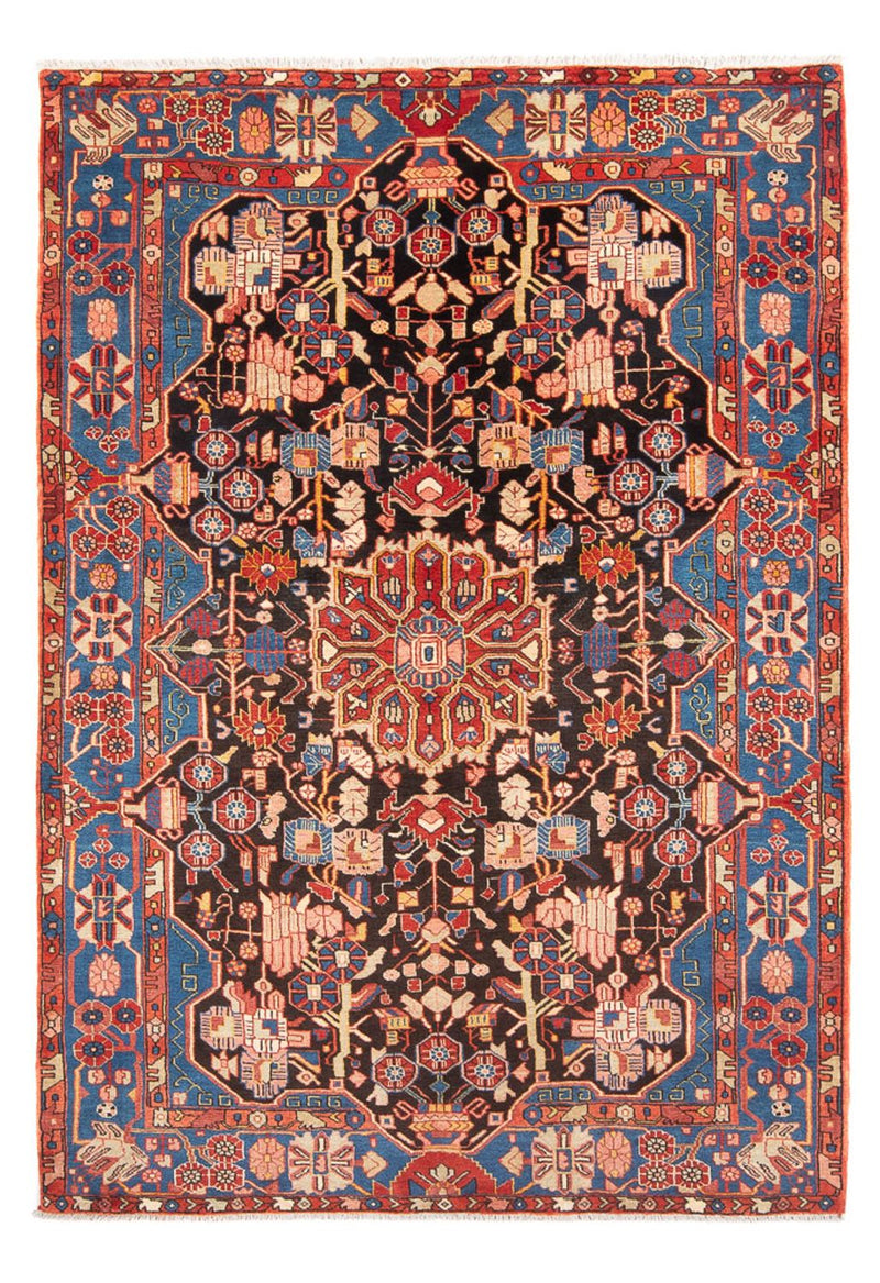 Alfombra persa - Nómada - 237 x 155 cm - azul oscuro