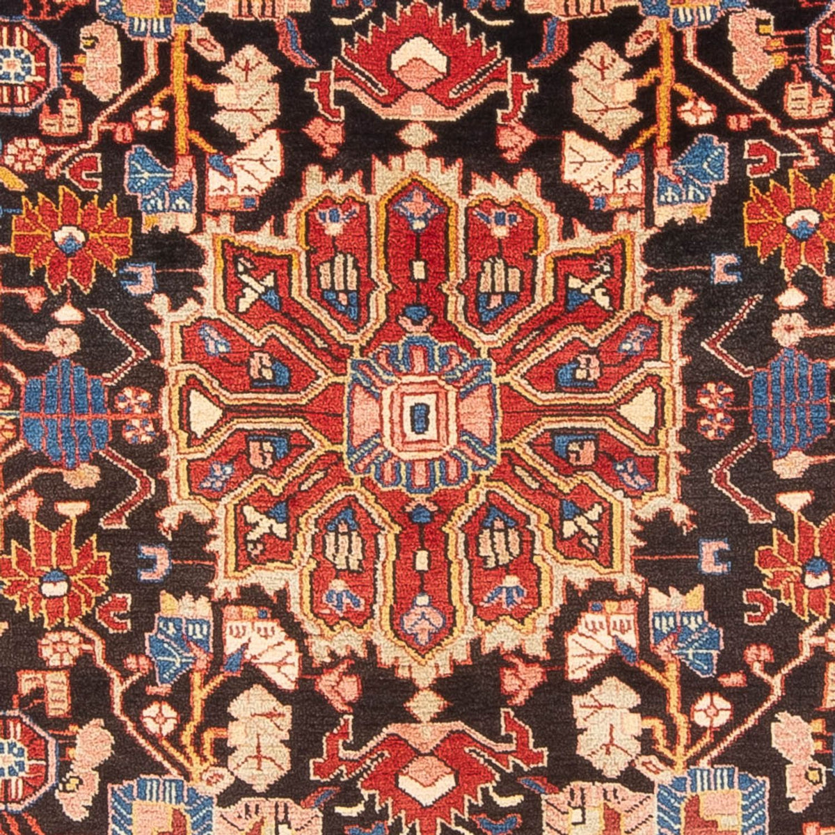 Alfombra persa - Nómada - 237 x 155 cm - azul oscuro