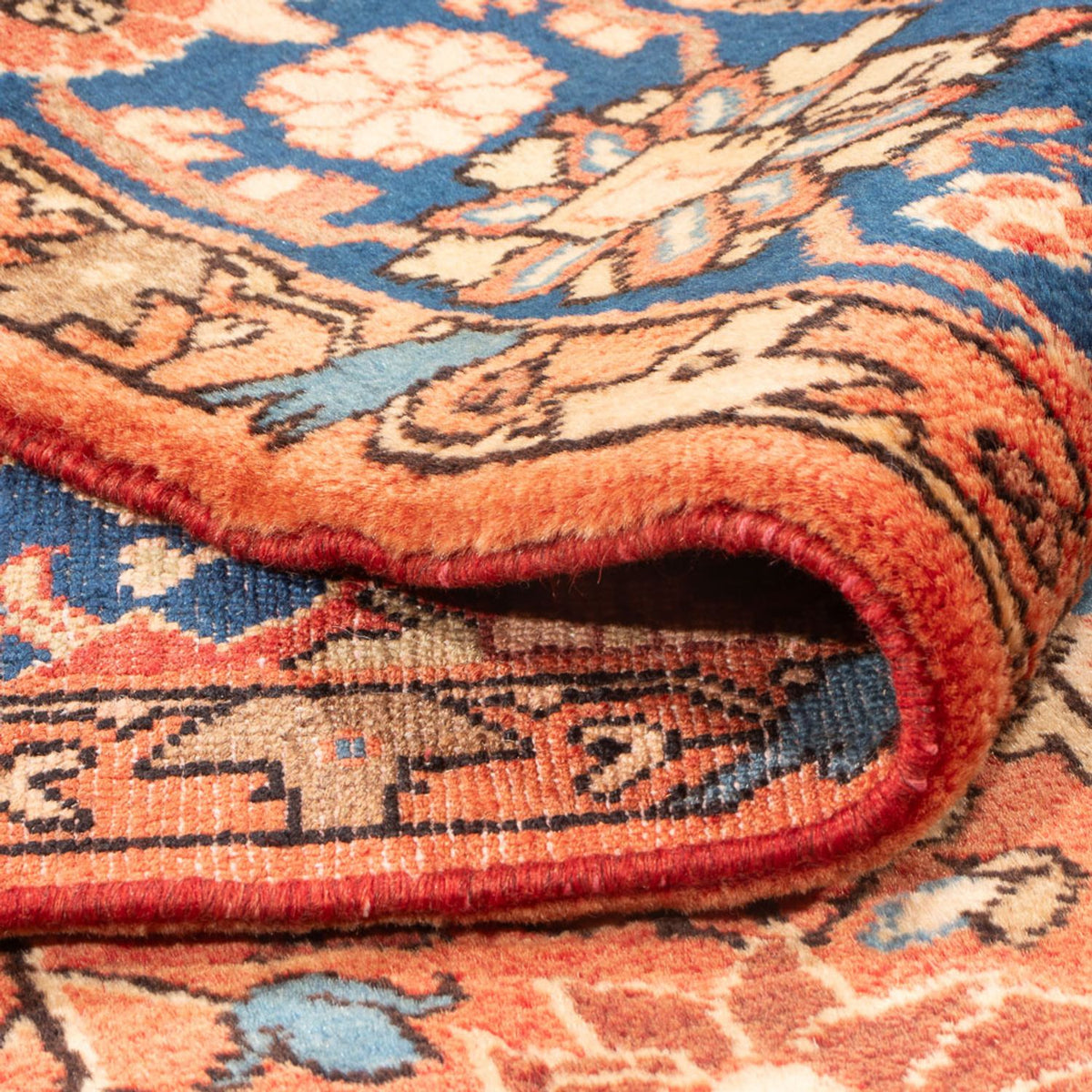 Alfombra persa - Nómada - 240 x 155 cm - rojo claro