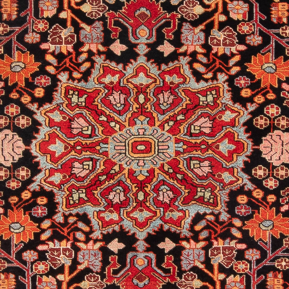 Alfombra persa - Nómada - 230 x 157 cm - rojo claro