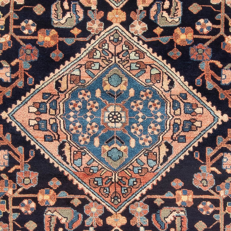Alfombra persa - Nómada - 238 x 160 cm - azul oscuro