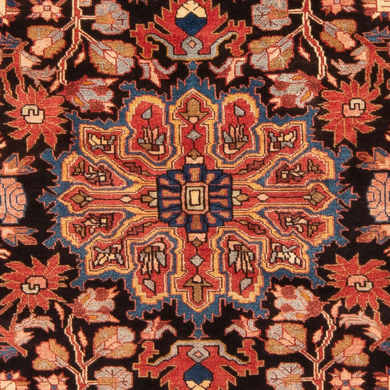 Alfombra persa - Nómada - 245 x 154 cm - rojo burdeos