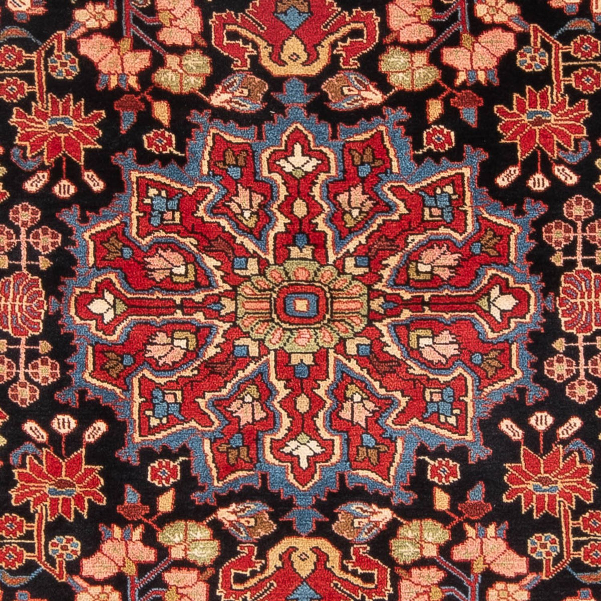 Alfombra persa - Nómada - 242 x 158 cm - rojo claro