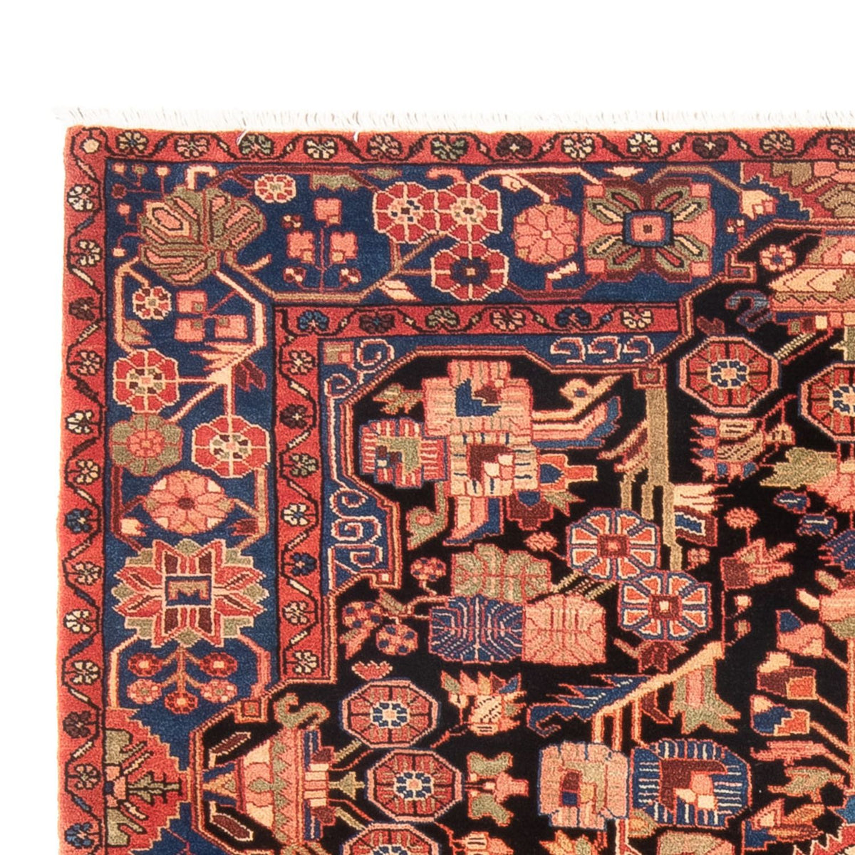 Alfombra persa - Nómada - 234 x 158 cm - rojo claro