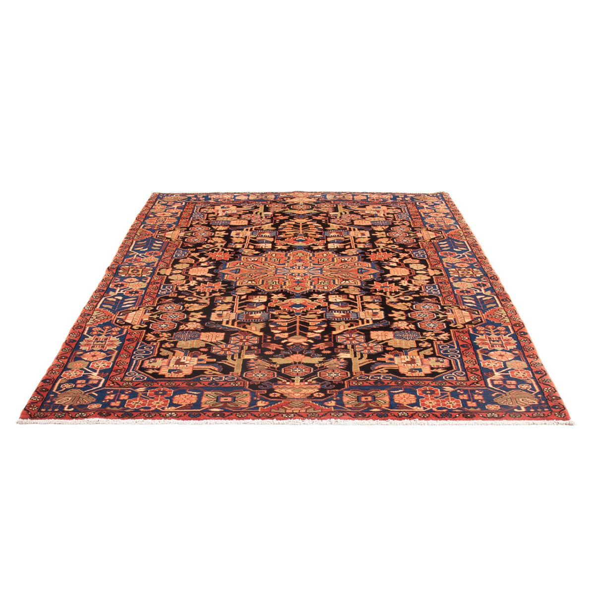 Alfombra persa - Nómada - 234 x 158 cm - rojo claro