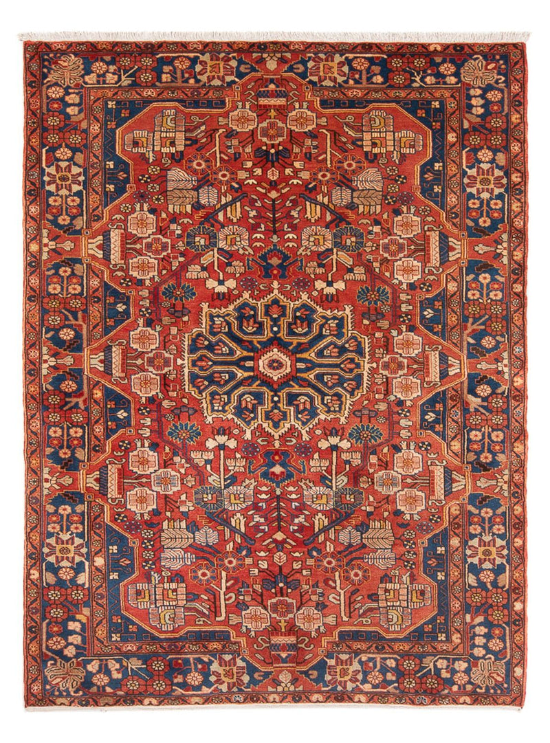 Alfombra persa - Nómada - 232 x 157 cm - rojo claro