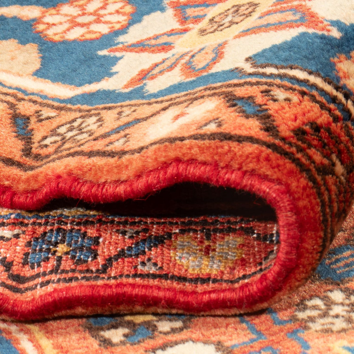 Alfombra persa - Nómada - 232 x 157 cm - rojo claro