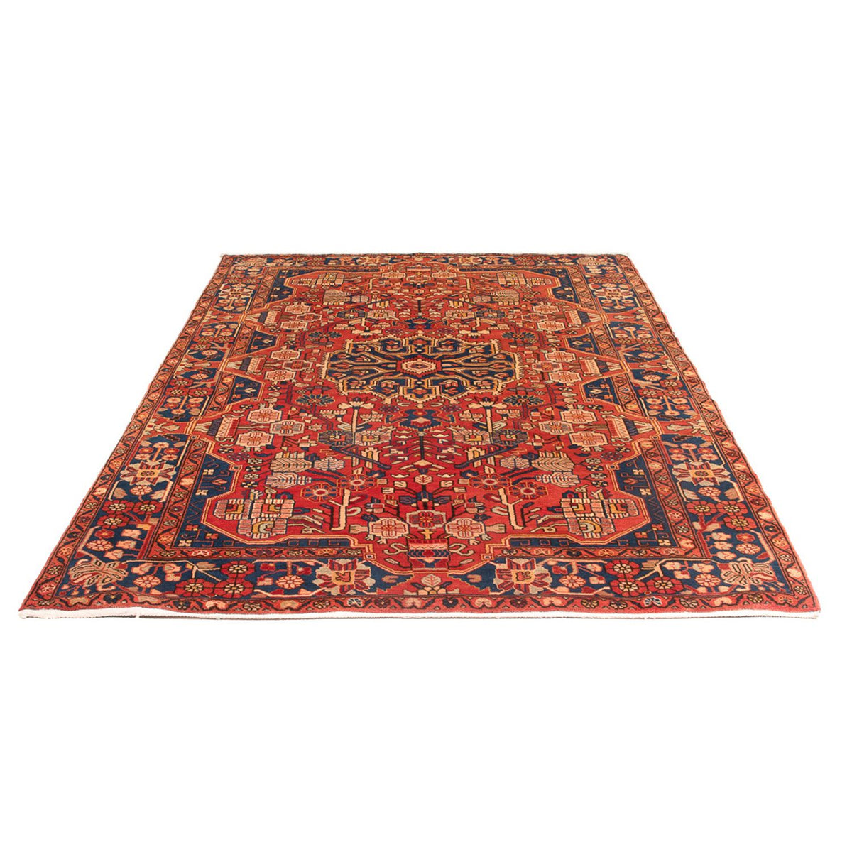 Alfombra persa - Nómada - 232 x 157 cm - rojo claro
