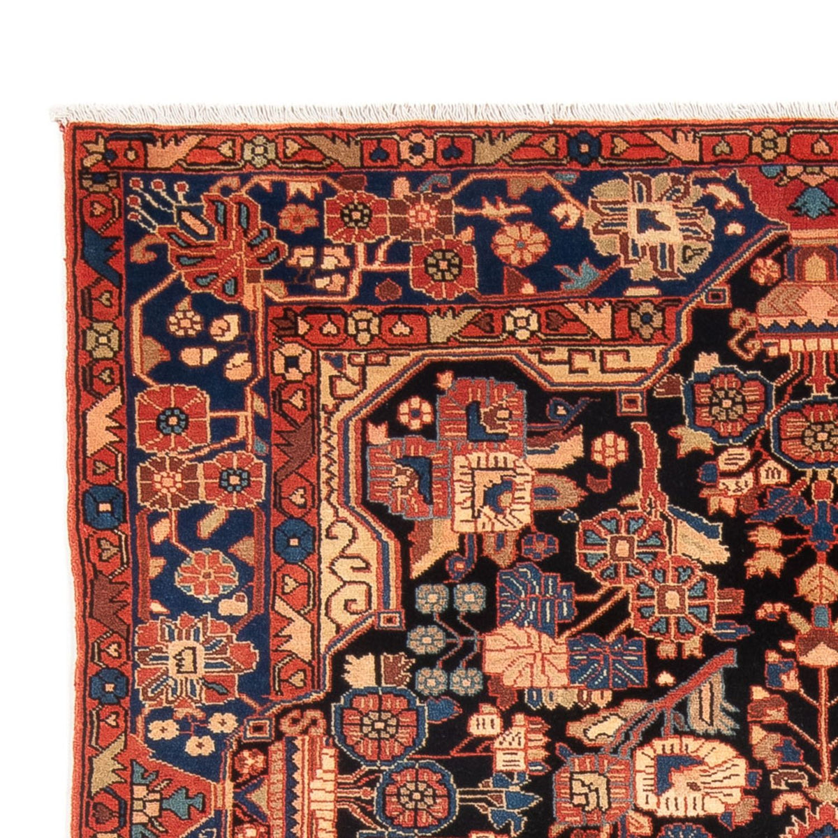 Alfombra persa - Nómada - 237 x 170 cm - rojo claro