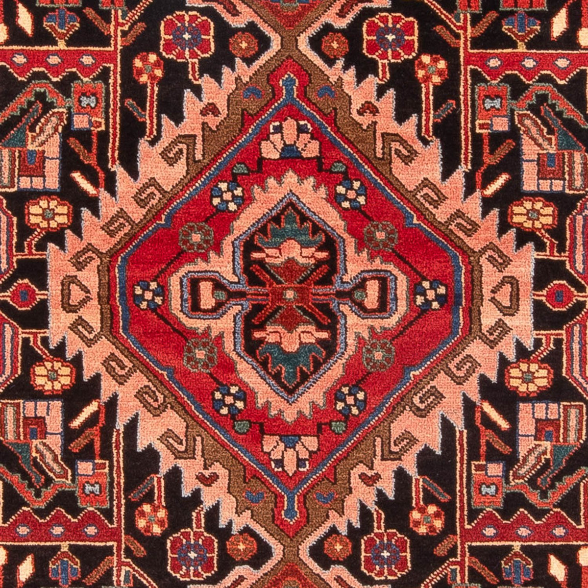 Alfombra persa - Nómada - 235 x 146 cm - rojo