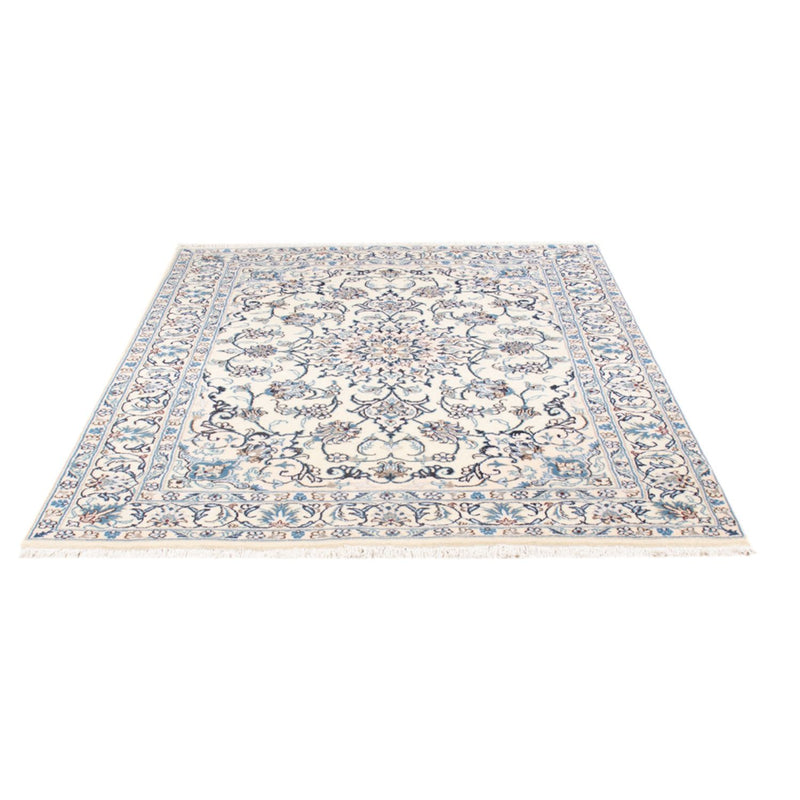 Alfombra Persa - Nain - Real - 197 x 146 cm - crema