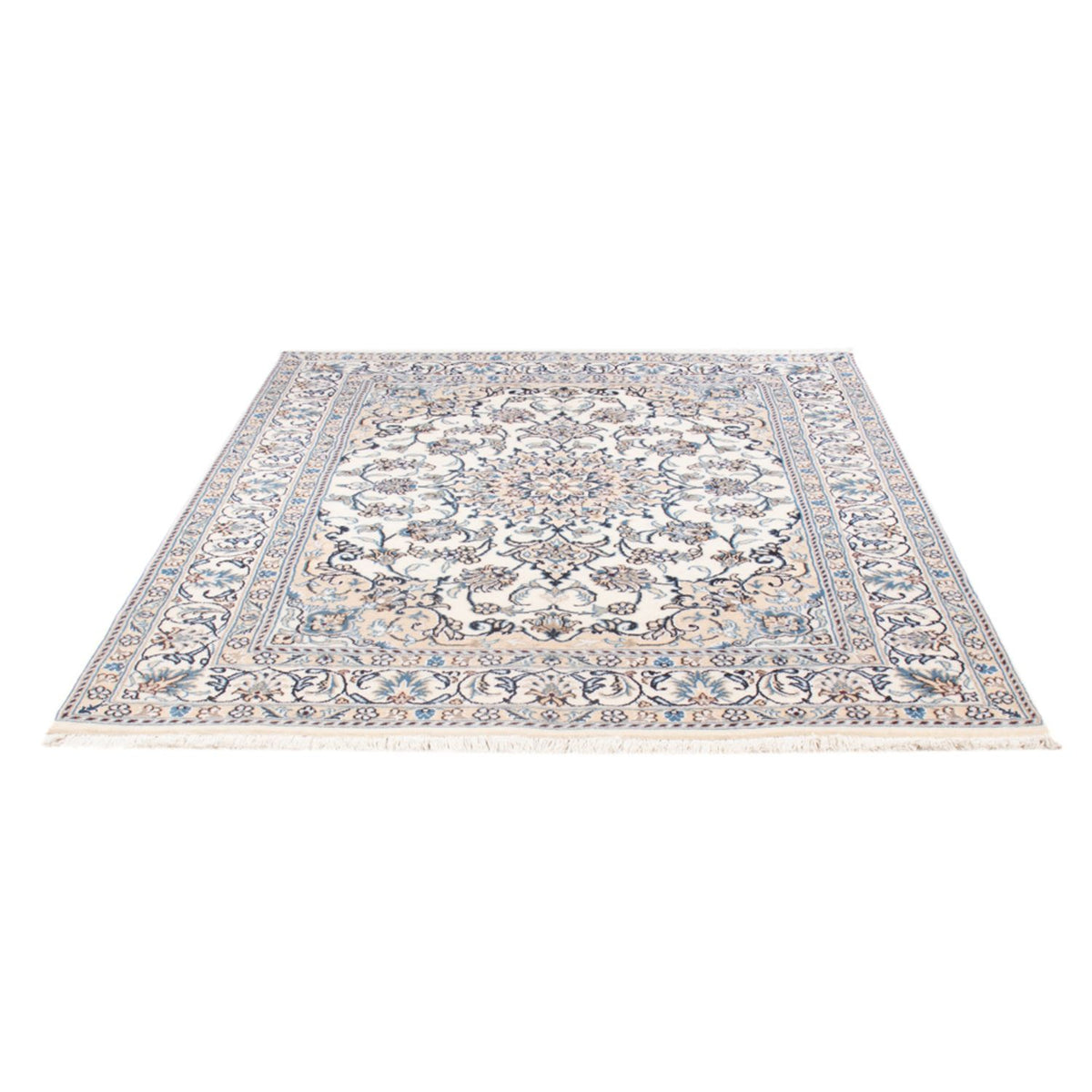 Alfombra Persa - Nain - Real - 196 x 153 cm - crema