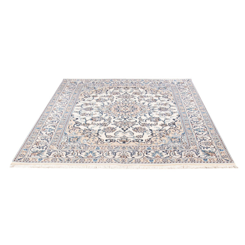 Alfombra Persa - Nain - Real - 196 x 153 cm - crema