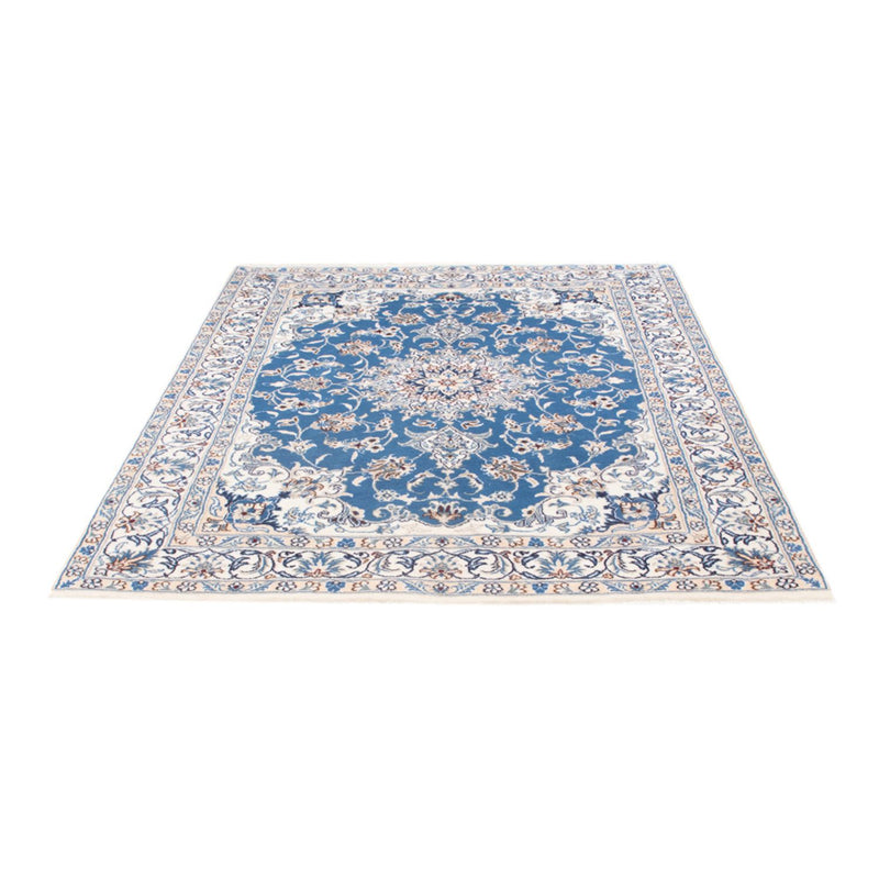 Alfombra Persa - Nain - Real - 196 x 148 cm - azul
